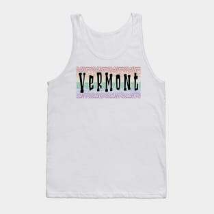 LGBTQ PATTERN AMERICA VERMONT Tank Top